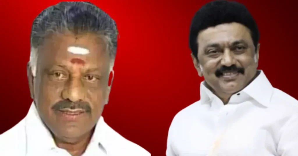 ஓபிஎஸ் ஸ்டாலின் சந்திப்பு